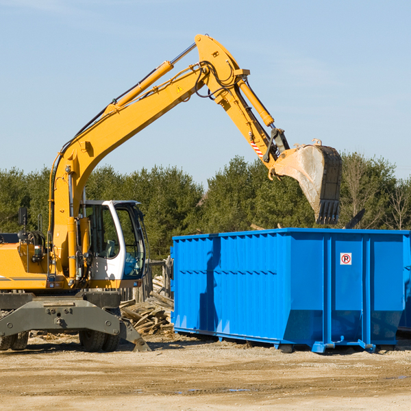 are there any restrictions on where a residential dumpster can be placed in Beclabito NM